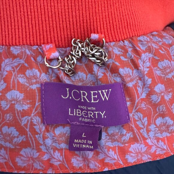 J. Crew Chateau Puffer Coat in Liberty® Toutouayette Fabric - Picture 6 of 11